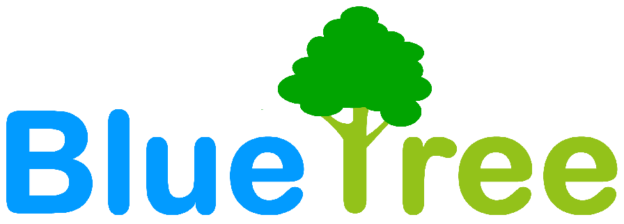 logo of bluetree website design who made this website